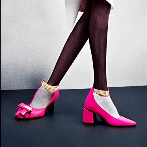 Image similar to Schiaparelli shoes editorial