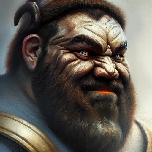 Prompt: portrait painting of a dwarven berserker, sharp focus, award - winning, trending on artstation, masterpiece, highly detailed, intricate. art by christian angel