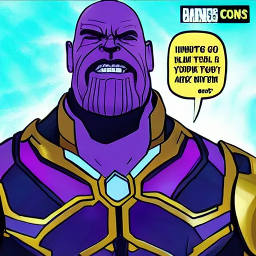 Image similar to Thanos as Jeff bezos from avengers