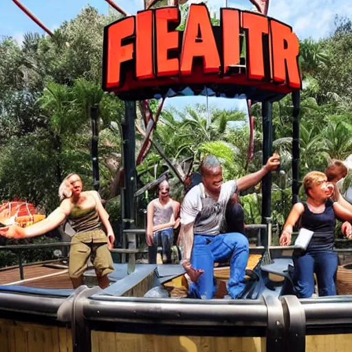 Image similar to fear factor theme park ride