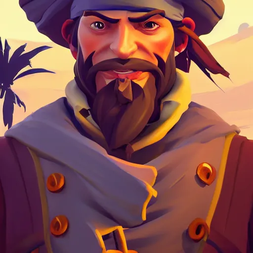 Image similar to painting jack the pirate on sea of thieves game avatar hero smooth face median photoshop filter cutout vector behance hd by jesper ejsing, by rhads, makoto shinkai and lois van baarle, ilya kuvshinov, rossdraws, illustration, art by ilya kuvshinov and gustav klimt