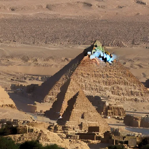 Prompt: pyramids of egypt