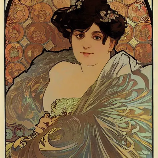 Image similar to Manuel Valls extremely detailed, french nouveau, alphonse mucha