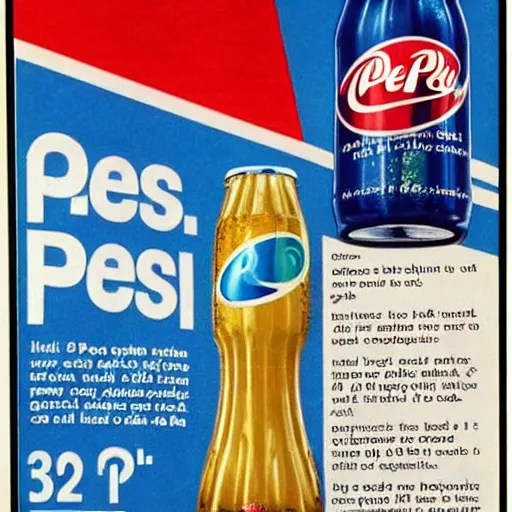 Image similar to a 1990's advertisement for pepsi