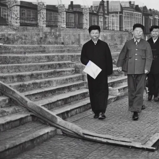 Image similar to xi jinping liberating the netherlands in 1 9 4 5