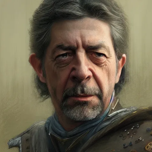 Image similar to jean - luc melenchon as a realistic fantasy d & d character, closeup portrait art by donato giancola and greg rutkowski, realistic face, digital art, trending on artstation