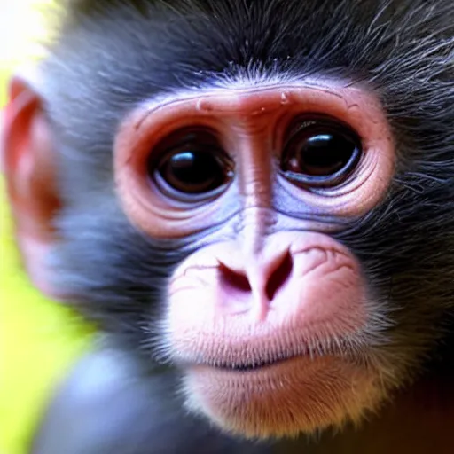 Image similar to really cute baby monkey,