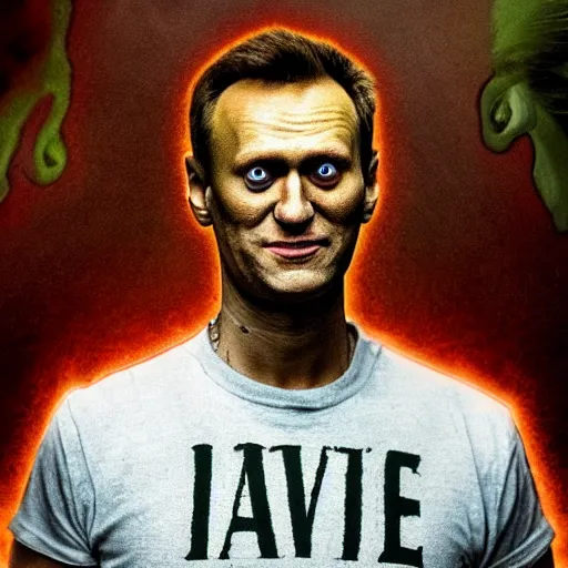 Prompt: navalny became cringe ugly lovecraftian degenerate abomination, photo - realistic, color image, 2 k, highly detailed, bodyhorror, occult art