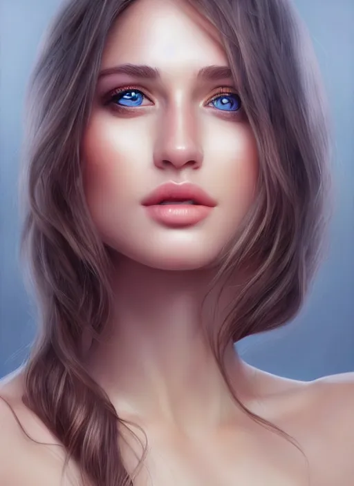 Image similar to a gorgeous female photo, realistic, smooth face, perfect eyes, symmetrical, full body shot, wide angle, sharp focus, 8 k high definition, insanely detailed, intricate, elegant, art by artgerm