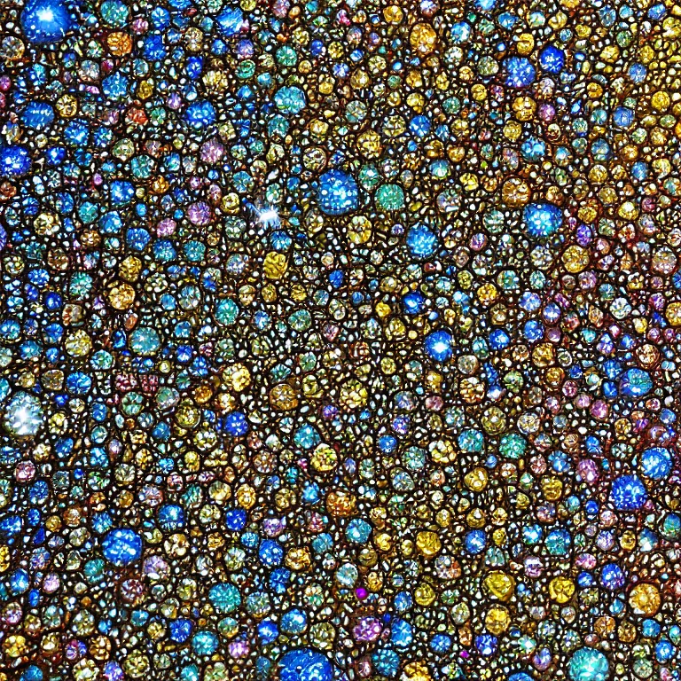 Prompt: a close up beautiful picture of all that glitters is not gold, highly detailed, visual art, 8 k resolution, primitivism
