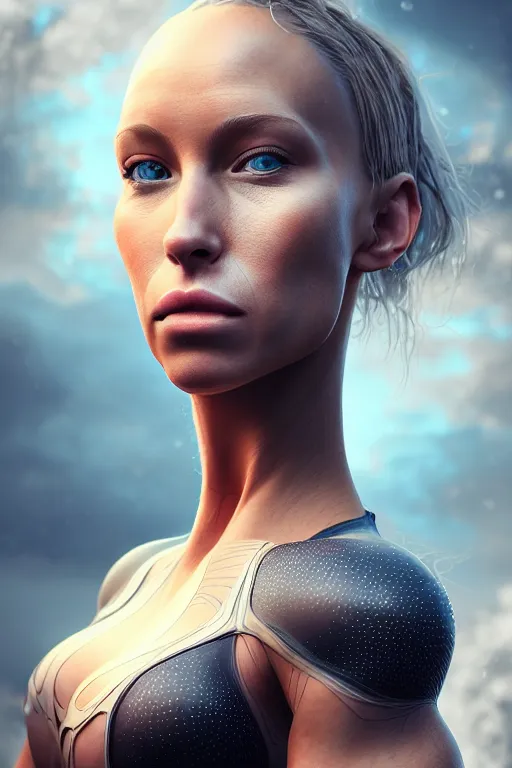 Prompt: epic professional digital art of stunningly gorgeous female starship personal trainer, by leesha hannigan, iris van herpen, artstation, cgsociety, wlop, epic, much wow, much detail, gorgeous, detailed, masterpiece