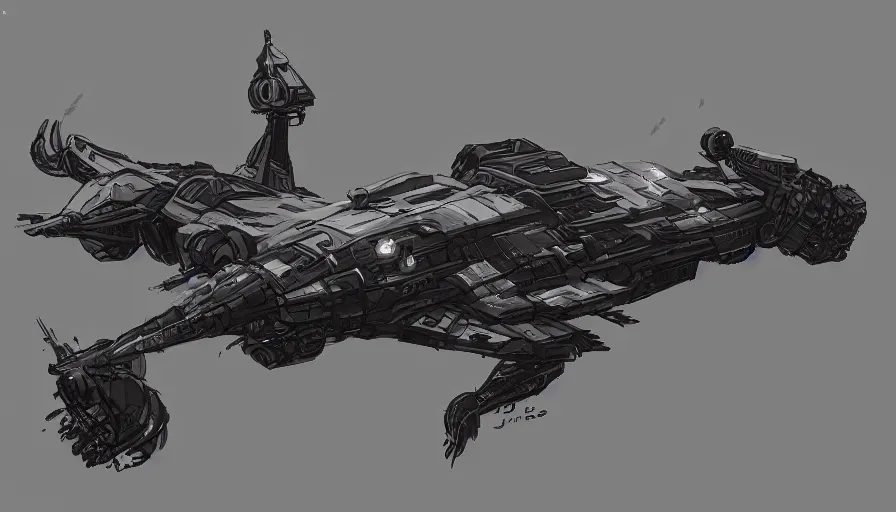 Prompt: scifi vehicle design by jama jurabaev, trending on artstation, high quality, brush stroke, for aaa game