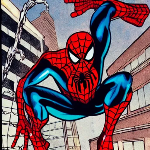 Prompt: spider - man by steve ditko