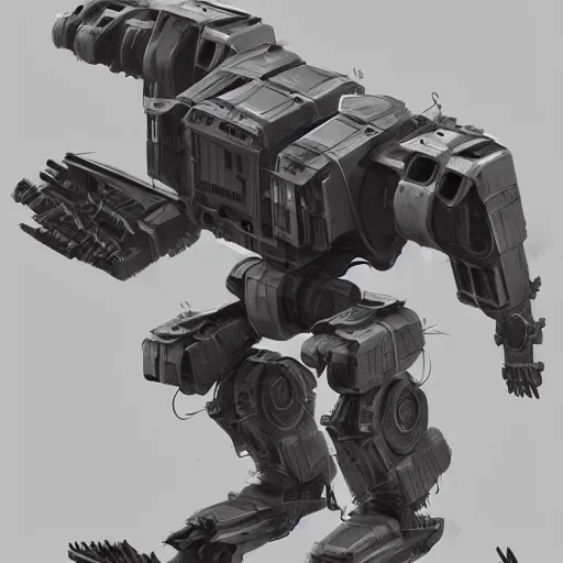 Prompt: mech hardsurface shape form exploration, gadgets, artstation, concept art, ian mcque