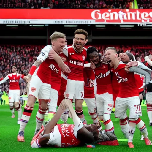 Prompt: Arsenal win the Premier League