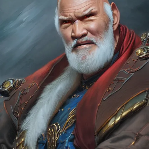 Image similar to Heihachi Mishima as a fantasy D&D character, portrait art by Donato Giancola and Bayard Wu, digital art, trending on artstation, 4k