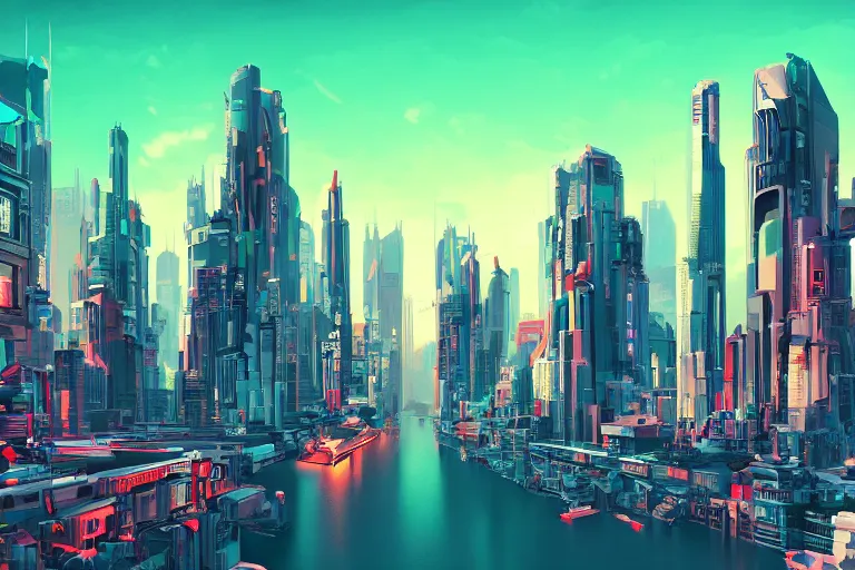 Cyberpunk City Future Digital Art 4k hd-wallpapers, digital art