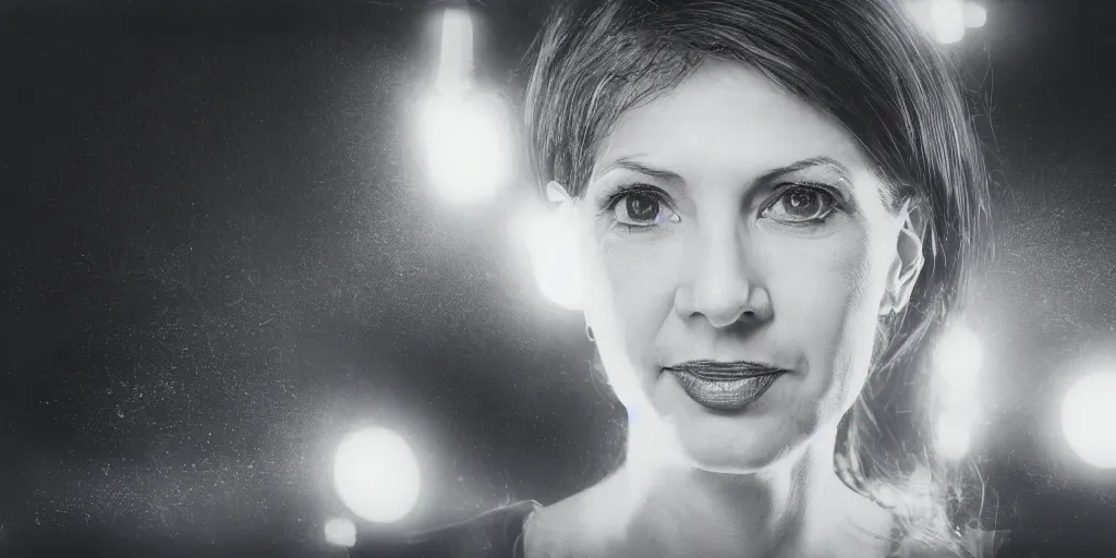 Prompt: american top manager, ceo of microsoft gaming ( xbox ), a division of microsoft engaged in the development of computer games and video game consoles,, high detailed face, photograph of business lady at night volumetric wetplate, 4 k,