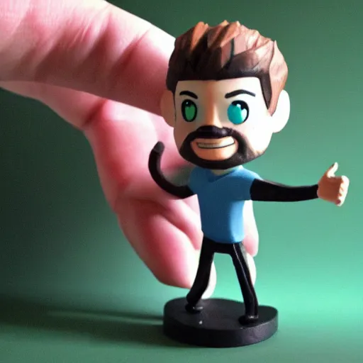 Image similar to jacksepticeye as a figurine