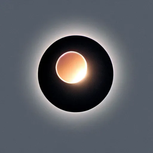 Image similar to an eclipse in the sky devouring the world