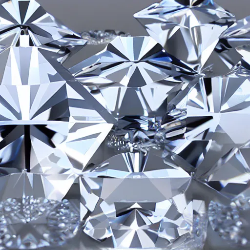 Image similar to diamonds, diamonds, diamonds, vray