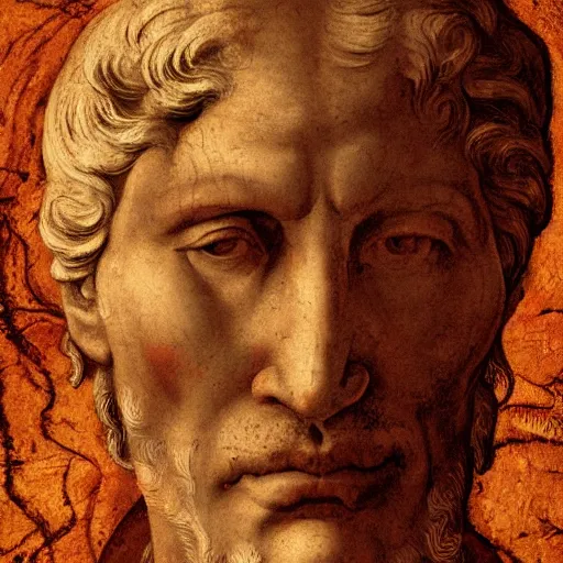 Prompt: a renaissance themed artwork, close - up of lucifer's face, imposingly standing tall, invincible over the inferno, from dante's inferno divine comedy, in the style of michelangelo, trending artstation, concept art, photoshopped, 4 k high resolution, great attention to detail, award - winning art, ground - breaking, masterpiece, socialist realism