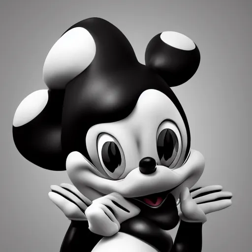 Prompt: side view caricature hypnotic female crazy cute sexy goddess with curvy horns and curvy body with huge enormous crazy cartoony eyes, in the style of pixar characters, disney mickey mouse, donald duck, tex avery, 3 d render, zbrush, artstation, octane render