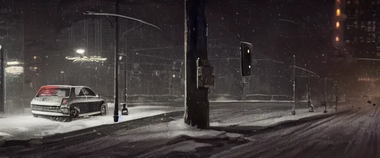 Image similar to Audi A4 B6 Avant (2002), a gritty neo-noir, dramatic lighting, cinematic, eerie person, death, homicide, homicide in the snow, gunshots, establishing shot, extremely high detail, photorealistic, cinematic lighting, artstation, by simon stalenhag, Max Payne (PC) (2001) winter New York at night, In the style of Max Payne 1 graphic novel, flashing lights, Poets of the Fall - Late Goodbye