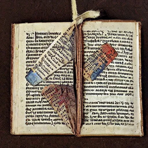 Prompt: square old book pages medieval ornaments