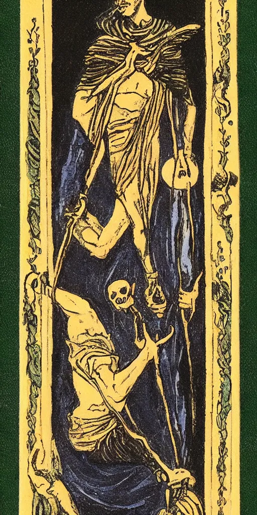 Image similar to blank tarot card