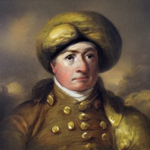 Image similar to army general snail, fine detail painted by joshua reynolds