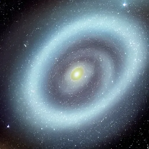 Image similar to a galaxy inside a ring