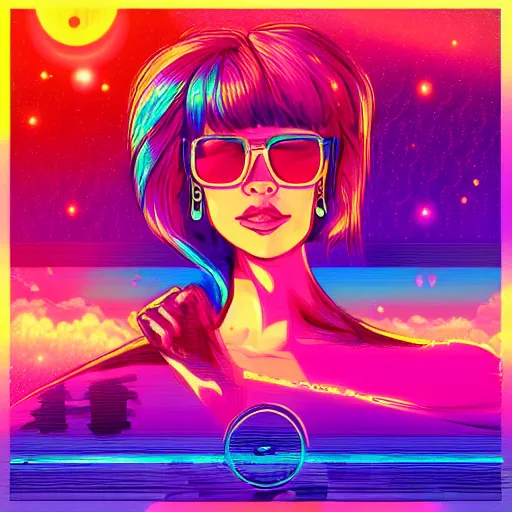 Image similar to shaphire gem, epic retrowave art, trending on art station