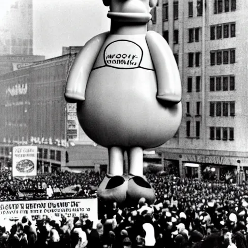 Image similar to Homer Simpson Balloon in the Macy's Thanksgiving Day Parade 1953