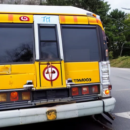 Prompt: fat ttc bus driver