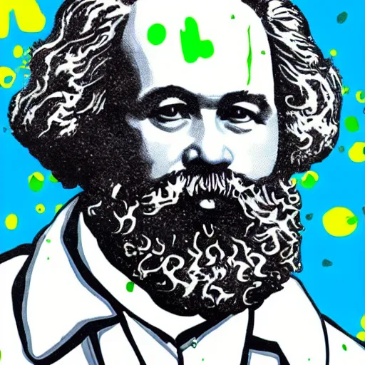 Prompt: Karl Marx almost completely covered in green slime!!, at the Kid Choice Awards, professional photoshoot, colorized