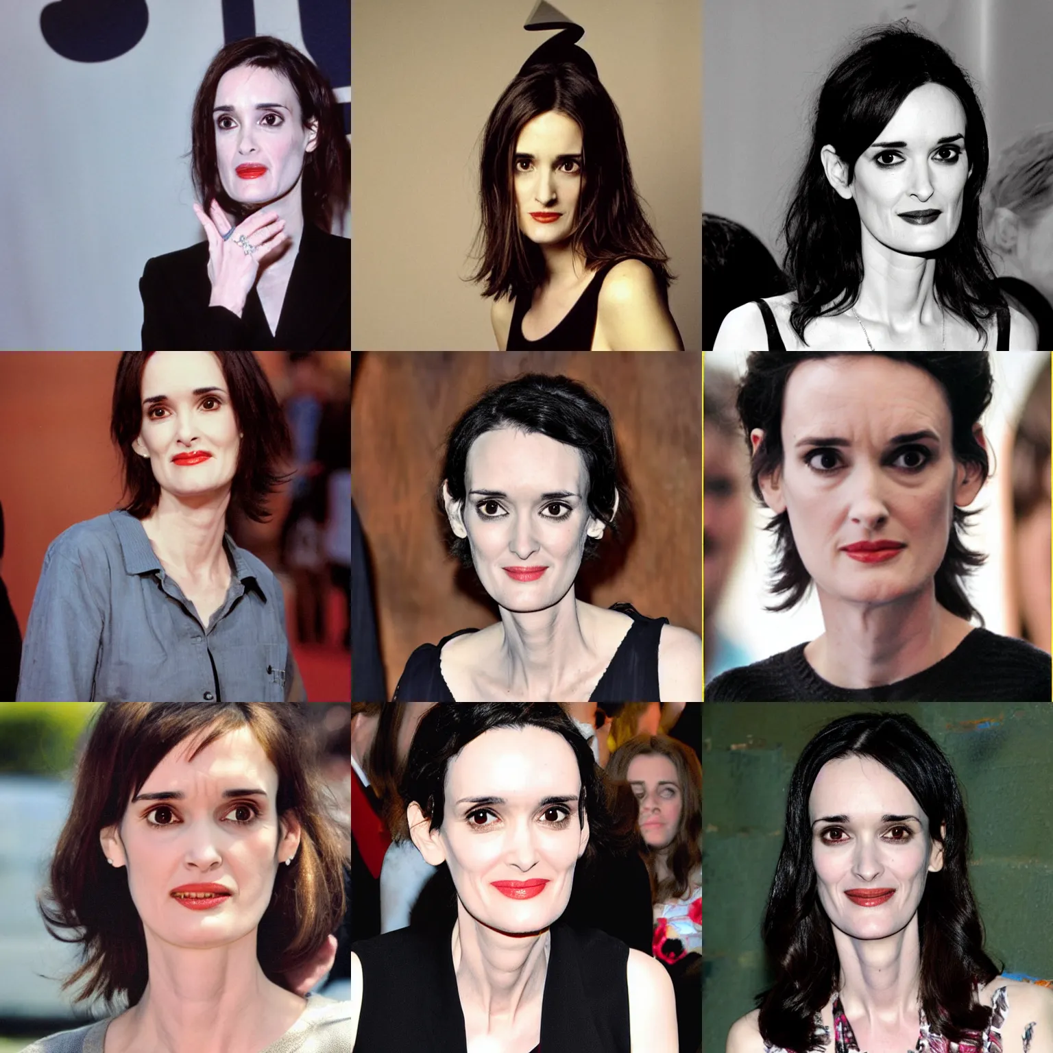 Prompt: very confused winona ryder