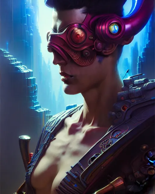 Prompt: beautiful fantasy character portrait, zelensky ultra realistic, wide angle, cyberpunk artifacts, highly detailed by peter mohrbacher, hajime sorayama, wayne barlowe, boris vallejo, aaron horkey, gaston bussiere, craig mullins