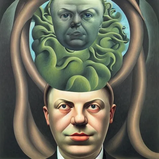 Image similar to figurative avant garde post - morden monumental dynamic portrait by magritte and hogarth, inspired by william blake and gaugin, illusion surreal art, highly conceptual figurative art, intricate detailed illustration, controversial poster art, polish poster art, geometrical drawings, no blur