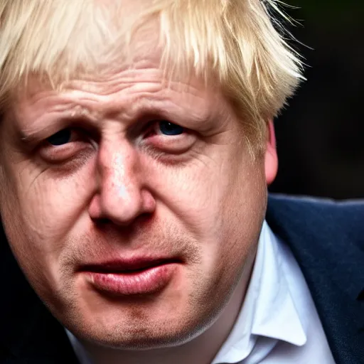 Image similar to boris johnson close up of face, accurate features