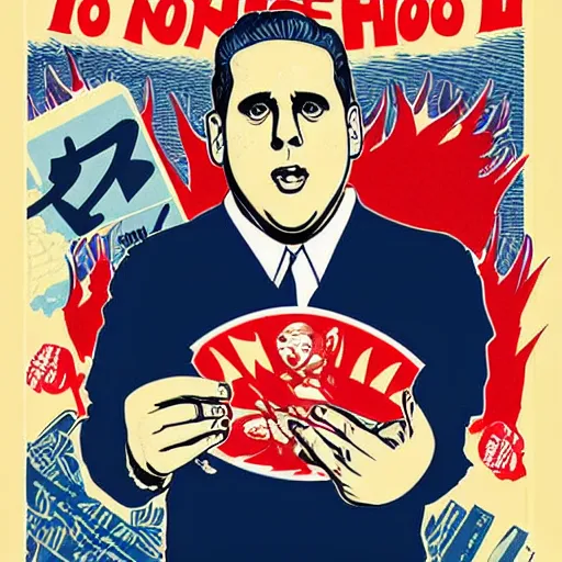 Image similar to NO JONAH HILLS ALLOWED. JONAH HILL is the subject of this ukiyo-e hellfire eternal damnation catholic strict propaganda poster rules religious. WE RULE WITH AN IRON FIST. mussolini. Dictatorship. Fear. 1940s propaganda poster. ANTI JONAH HILL. 🚫 🚫 JONAH HILL. POPE. art by joe mugnaini. art by dmitry moor. Art by Alfred Leete.