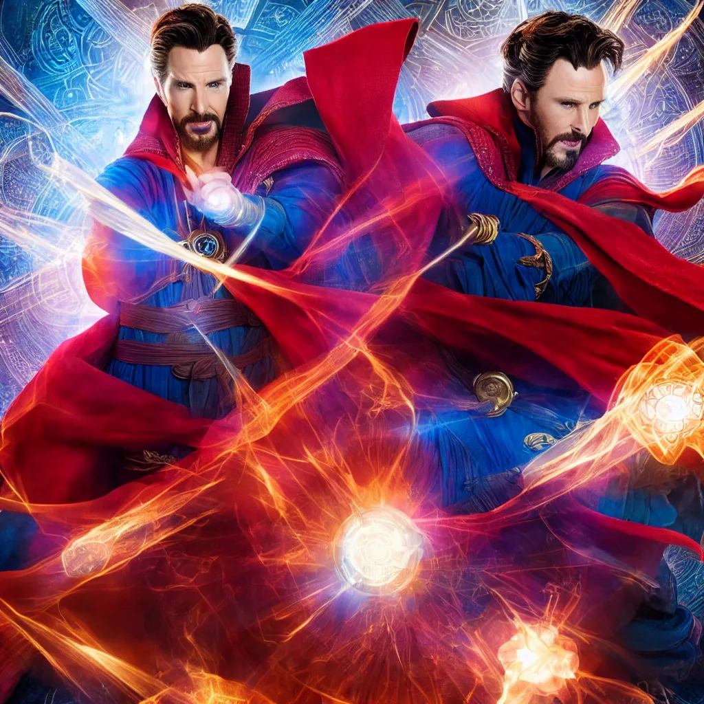 Image similar to chris evans as doctor strange, marvel cinematic universe, mcu, canon, 8 k, raw