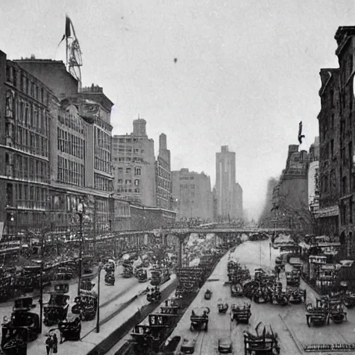 Image similar to nyc in 1900