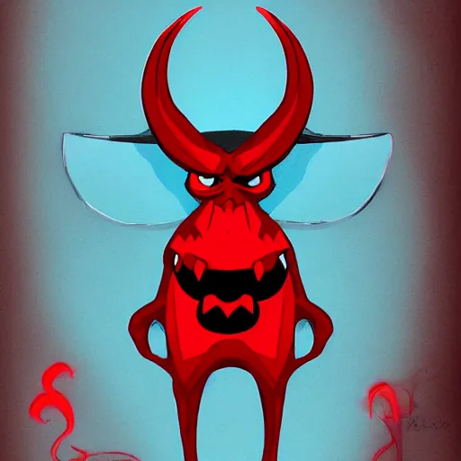 Image similar to red cartoon demon