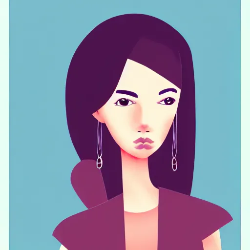 Image similar to Illustration of a female character, by Ana Varela, Trend on Behance Illustration