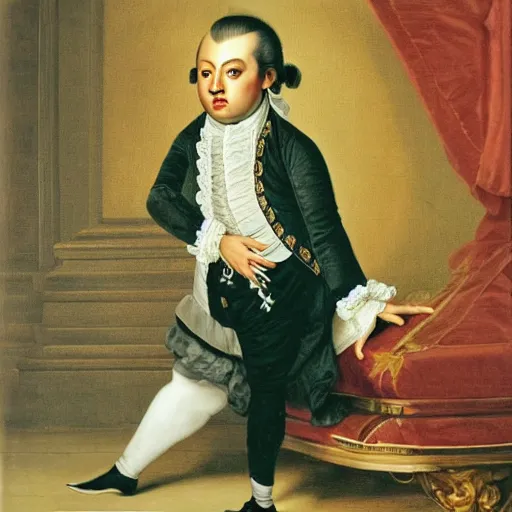 Image similar to mozart farting