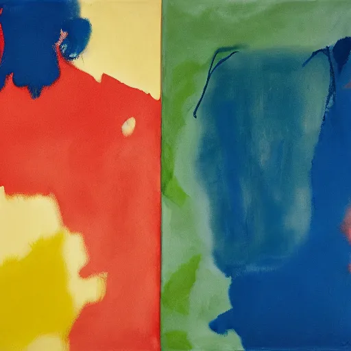 Prompt: artwork by helen frankenthaler and cy twombly, 4 k