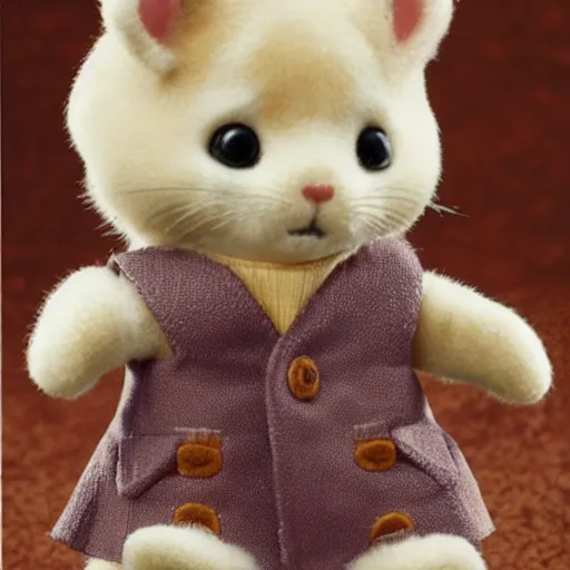 Image similar to calico critters the godfather