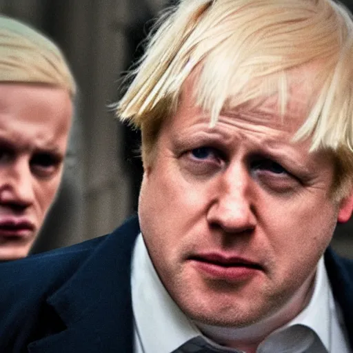 Image similar to movie scene of boris johnson as kgb agent, photorealistic, highly detailed 8 k