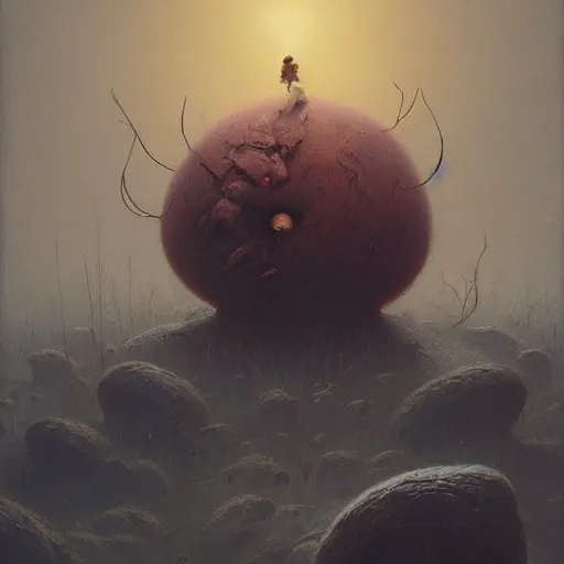 Image similar to you make my cold heart warm with a touch, horror, grunge, loony toons style, illustrated by zdzisław Beksiński and greg rutkowski., Trending on artstation, artstationHD, artstationHQ, 4k, 8k